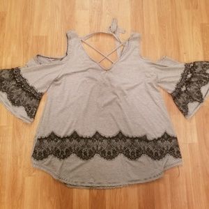 Maurices cold shoulder top